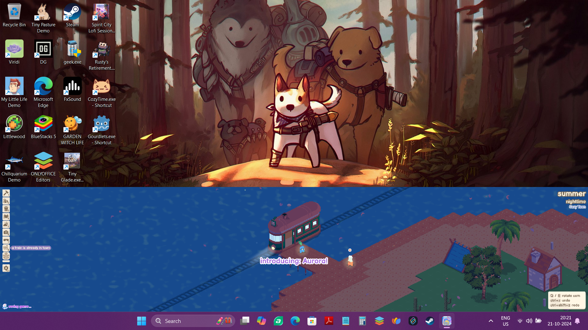 10 Cozy Games to Play in the Background While Working - Pixel Questing
