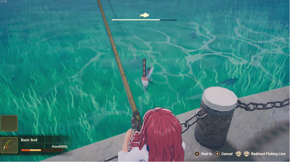 As soon as the fish stamina is depleted, pull it. 